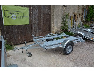 BW Porte-moto 220 x 128 2 rails PTAC 500 kg 